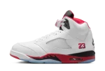 Jordan 5 Retro Fire Red Black Tongue (2025)