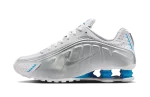 Nike Shox R4 White Blue Hero Silver (W)